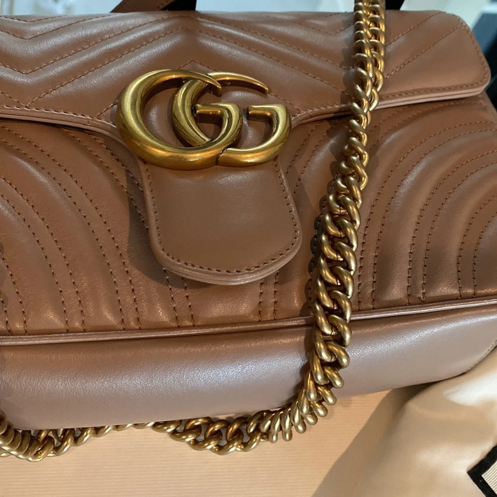 Gucci Double G Marmont shoulder bag - Medium. EXCELLENT condition. - Picture 6 of 8